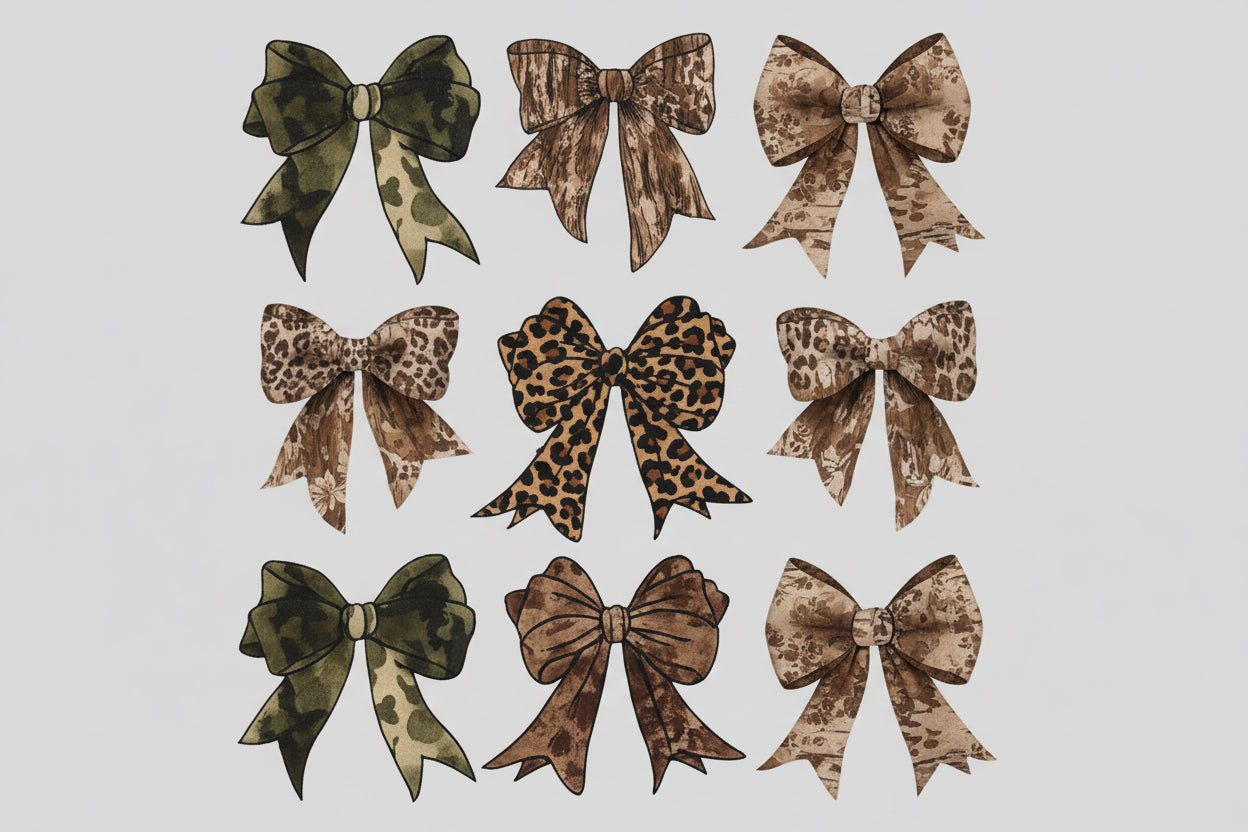Camo Bow Ties
