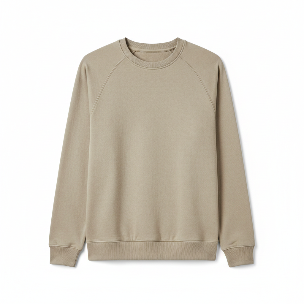 beige color sweatshirt for product image